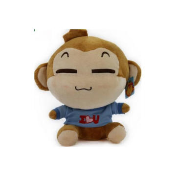 Pelúcia cartoon macaco bonito recheado brinquedo (TPWU19)